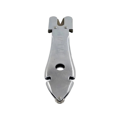 Afilador de cuchillos y navajas manual metálico plateado tipo pescadito IV-PAC