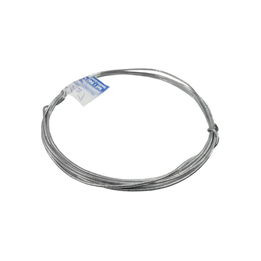 Rollo de alambre galvanizado color plata para usos generales de ferretería y construcción, marca El Ángel