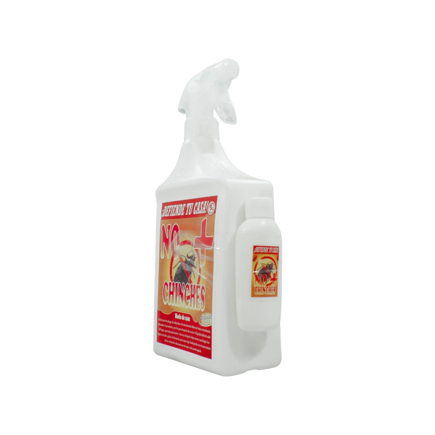 Spray insecticida No Más Chinches, botella blanca 1.1L, para eliminar plagas del hogar y cama