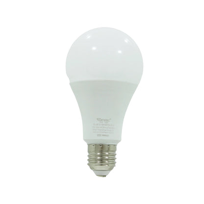 Foco LED Sanelec 14W luz blanca fría, modelo 1334. Bombilla E27 de bajo consumo para iluminación hogar.