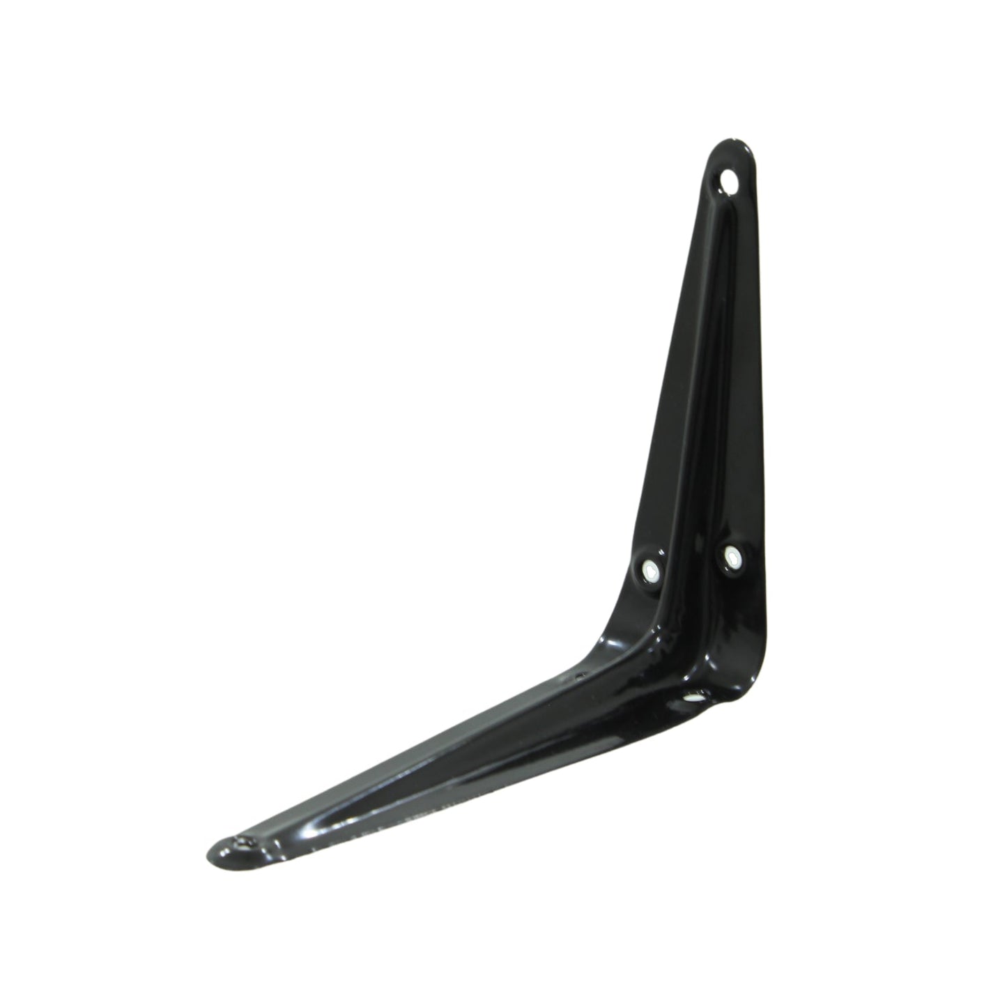 Ménsula negra de 4x5 pulgadas, soporte metálico angular para estantes y repisas, fijación resistente