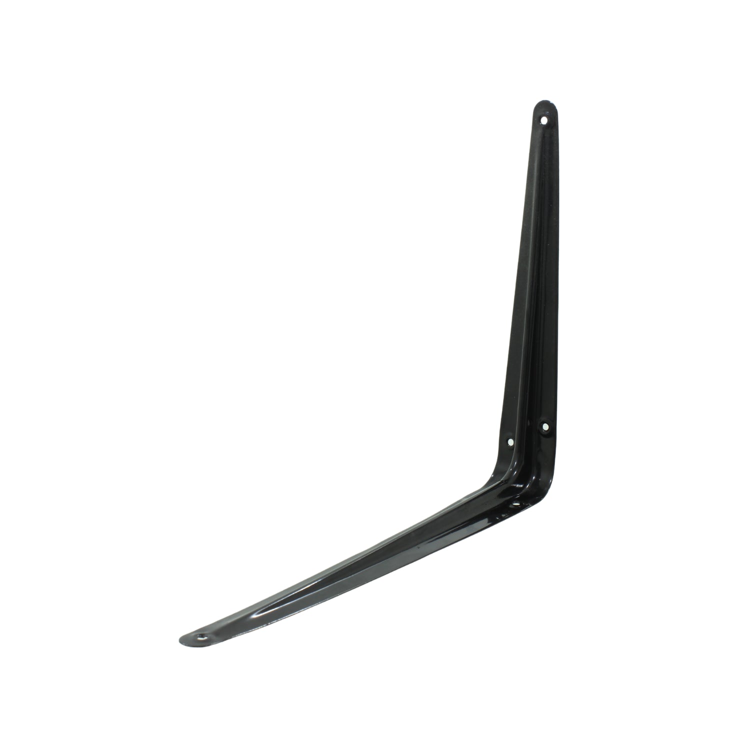 Ménsula metálica negra 10x12 pulgadas para soporte de estante resistente