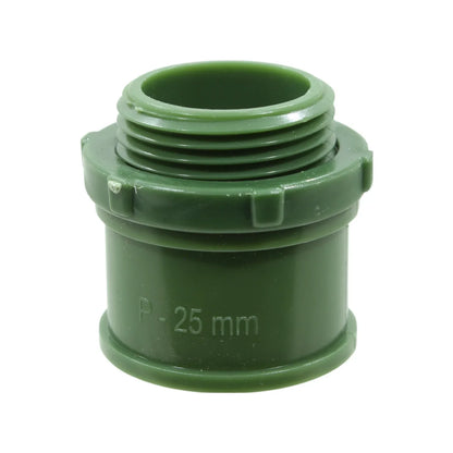 Fabricada de PVC,Conector 1" (25 mm).,Para empotrar en concreto en interiores o eteriores.,Fuerza, resistencia a la humedad y abrasión.,Fabricado en una sola pieza.