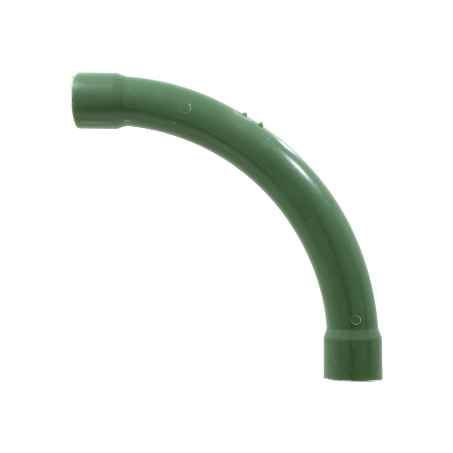Codo conduit PVC verde 1 pulgada (25mm) pesado para instalaciones eléctricas