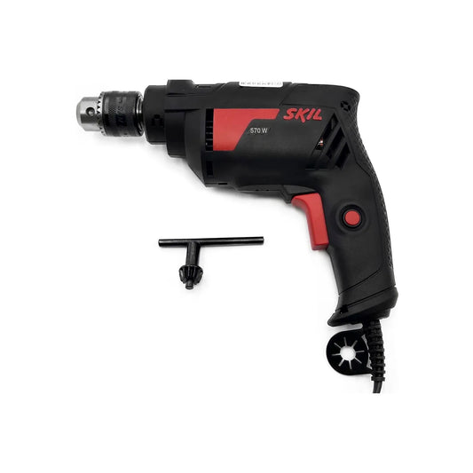 Potencia 570 W,Roto martillo de impacto.,Perforación en concreto madera y metal.,Roto martillo de 1 velocidad con mandril de 3/8",Mandril: 3/8" / 10 mm,Torque máximo: 12 nm.,Rotación: 3,000 RPM,Voltaje: 127 V,Capacidad de perforación: Acero 10 mm/madera 25 mm
