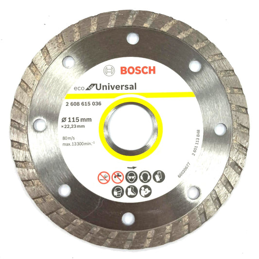 Fabricado en acero aleado.,Corte concreto.,DiÃ¡metro: 4 1/2"(114 mm).,Eje: 7/8"(22.23 mm).,Espesor: 3/64"(1 mm).,Velocidad 13300 RPM,Compatible con casi todos los materiales empregados a la construcciÃ³n civil como: mamposterÃ­a, ladrillo, granito, concreto.,Ganancia de productividad pues no serÃ¡ necesario cambiar el accesorio de la su herramienta para cada material.,Adecuado para todas las marcas de herramientas elÃ©tricas.,Usar guantes y lentes de protecciÃ³n al momento de su uso.