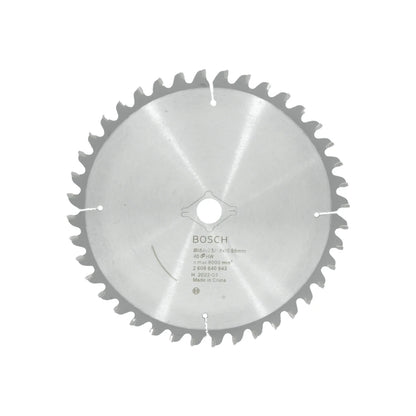 Fabricada en acero endurecido.,7 ¼” (184)x5/8”.,40 dientes de carburo tungsteno.,Ideal para plástico, madera delgada, PVC y aluminio.,Compatible con sierras portátiles.,8000 RPM