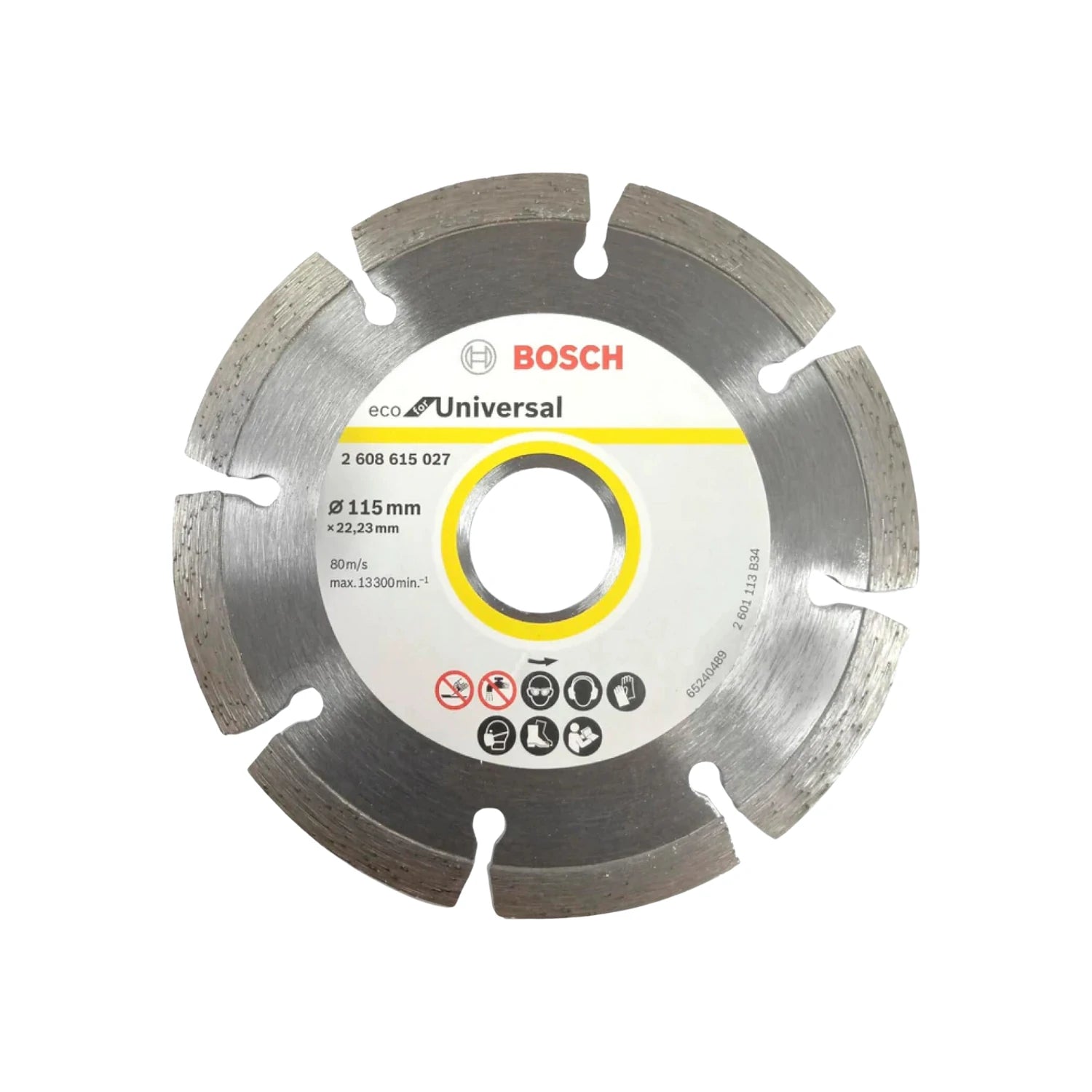 Disco de corte diamantado segmentado Bosch Universal 115mm (4 1/2 pulgadas) 2608615027