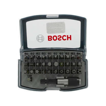 Juego de 35 puntas Bosch para atornillar PH PZ Torx y plana con portapuntas magnético en estuche organizador