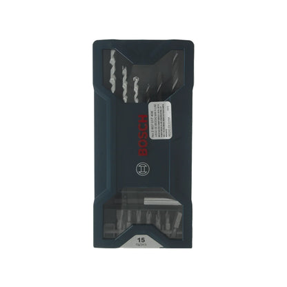 Juego de puntas y brocas 15 piezas Bosch 2607017408