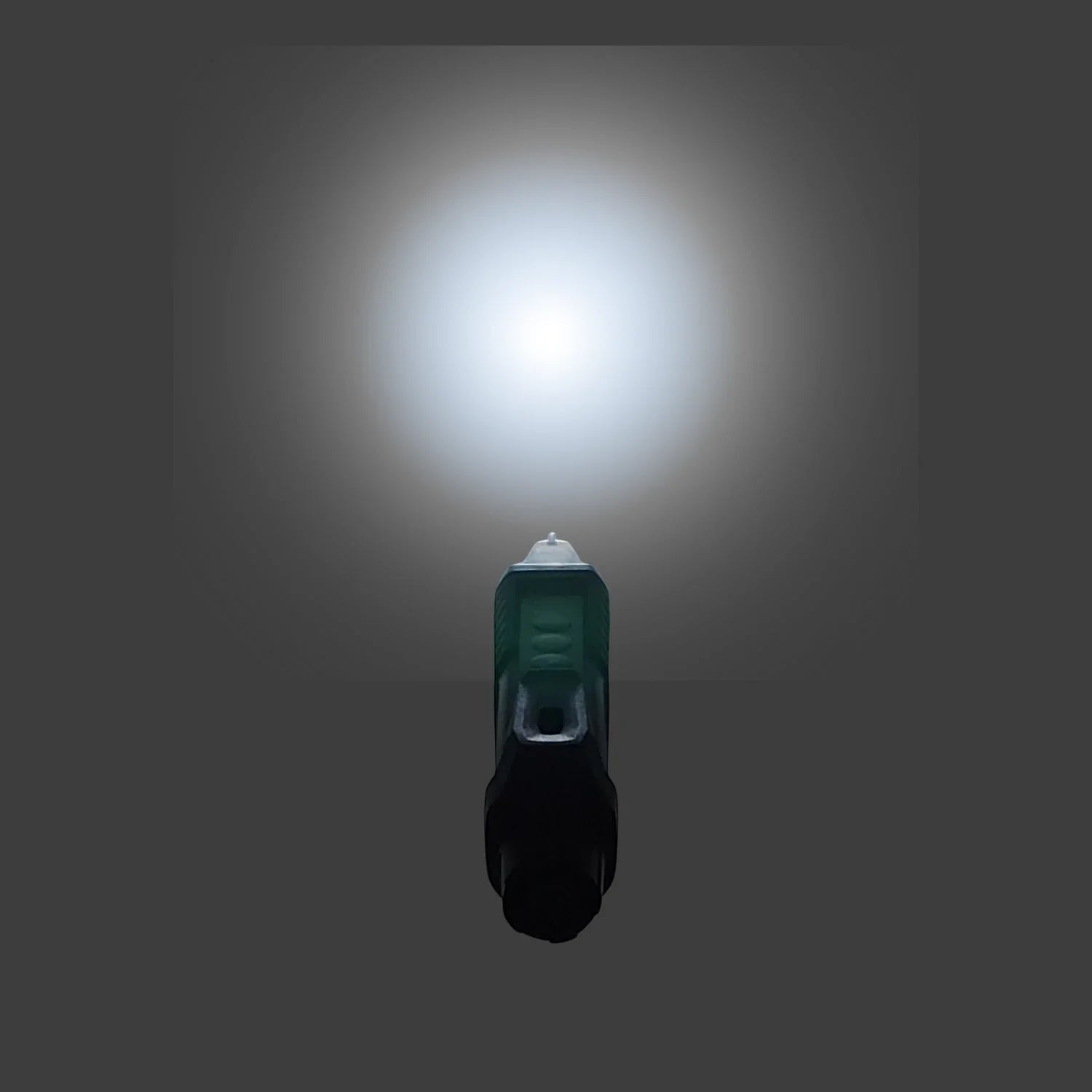 Detector de voltaje sin contacto, punta iluminada, cuerpo verde y negro para pruebas de seguridad eléctrica