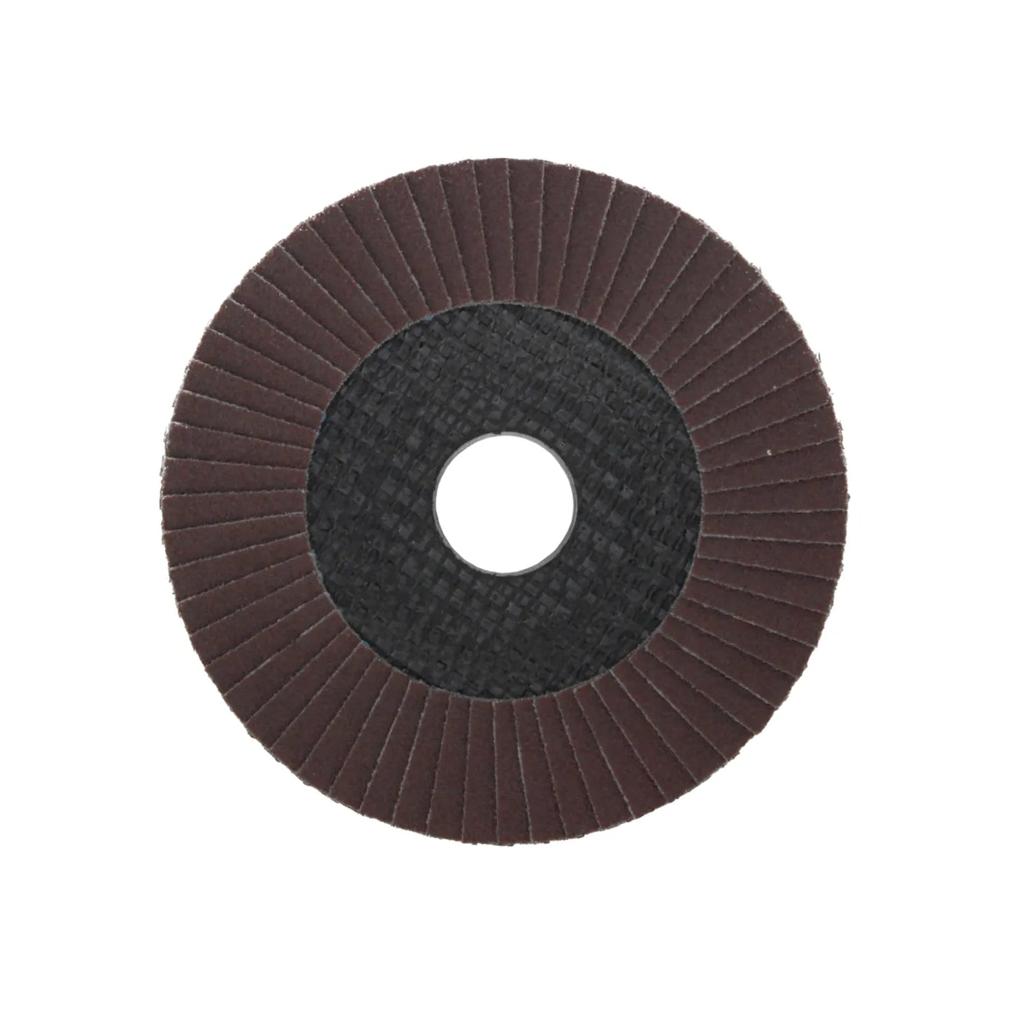Disco flap de láminas marrón para amoladora angular, accesorio de desbaste y pulido para superficies metálicas