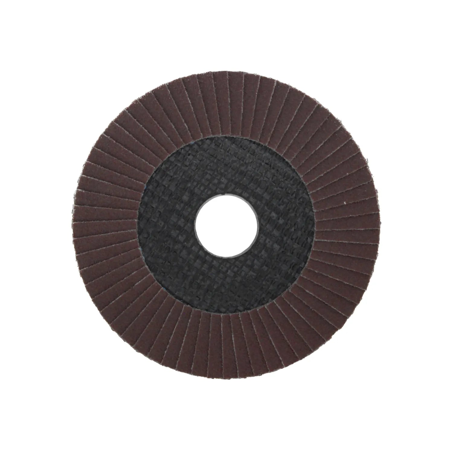 Disco flap de láminas marrón para amoladora angular, accesorio de desbaste y pulido para superficies metálicas