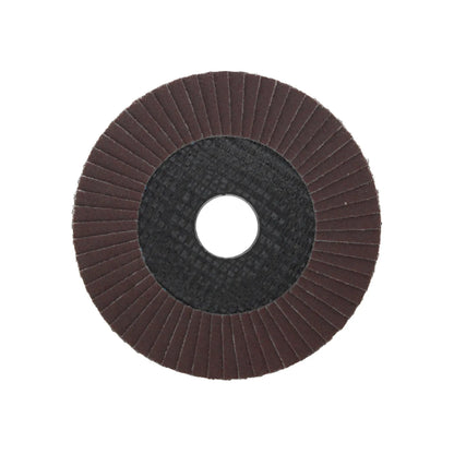 Disco flap de láminas marrón para amoladora angular, accesorio de desbaste y pulido para superficies metálicas