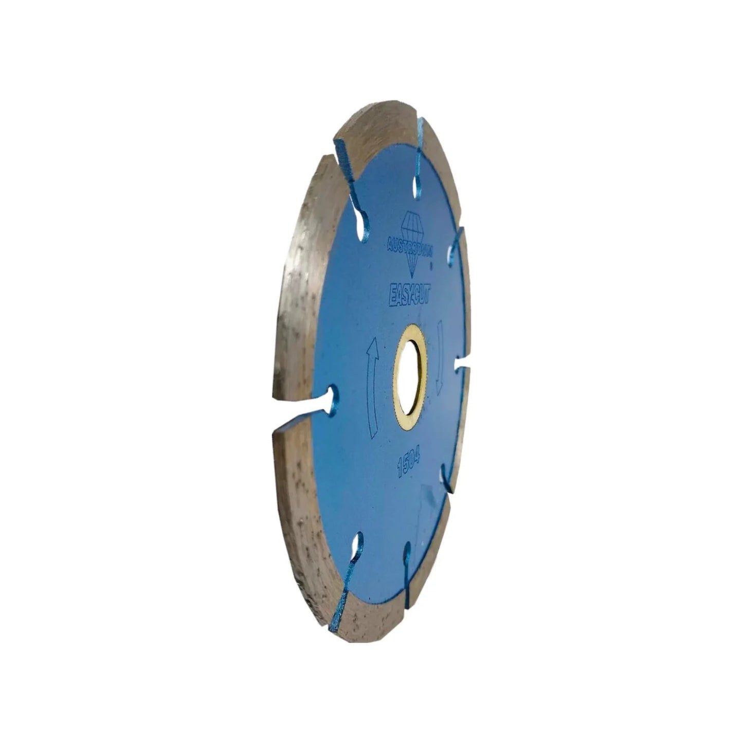 Disco diamantado segmentado Austrodiam EASY CUT 1504 azul para corte de materiales duros