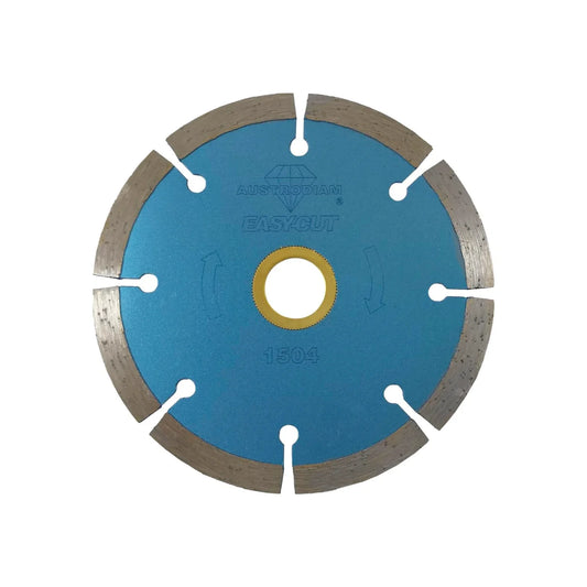 Disco de diamante segmentado.,Corte de materiales de construcción en general.,Diámetro: 4"(102 mm).,Eje: 7/8"(22.23 mm).,Espesor: 2 mm,Uso no intensivo.,No utilice para operaciones de desbaste.,Ideal para corte en seco.,Ideal para loseta ceramica, moisaco, azulejo.,Corte en seco.,Usar guantes y lentes de protección al momento de su uso.