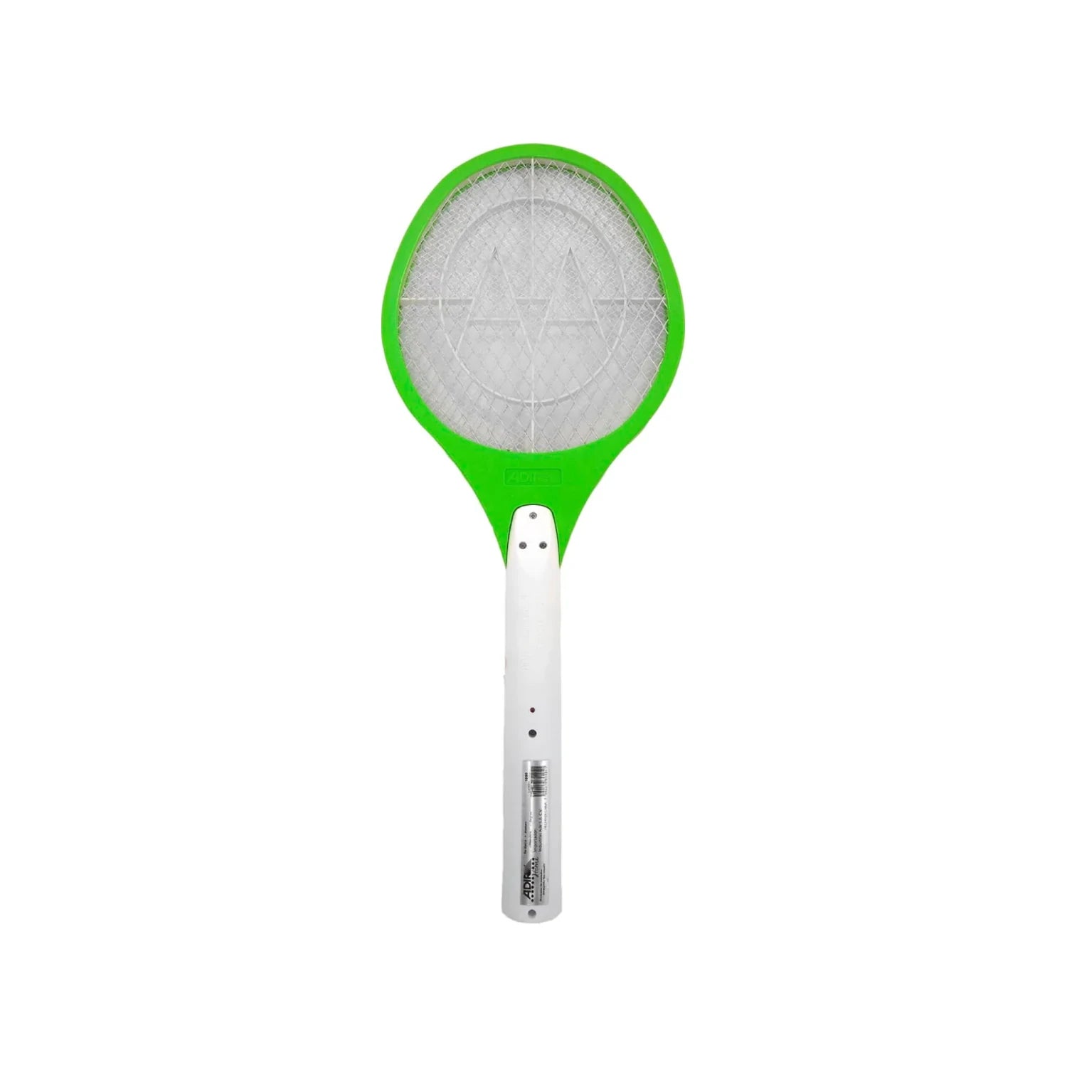 Matamoscas eléctrico recargable Adir tipo raqueta, color verde y blanco, para mosquitos e insectos