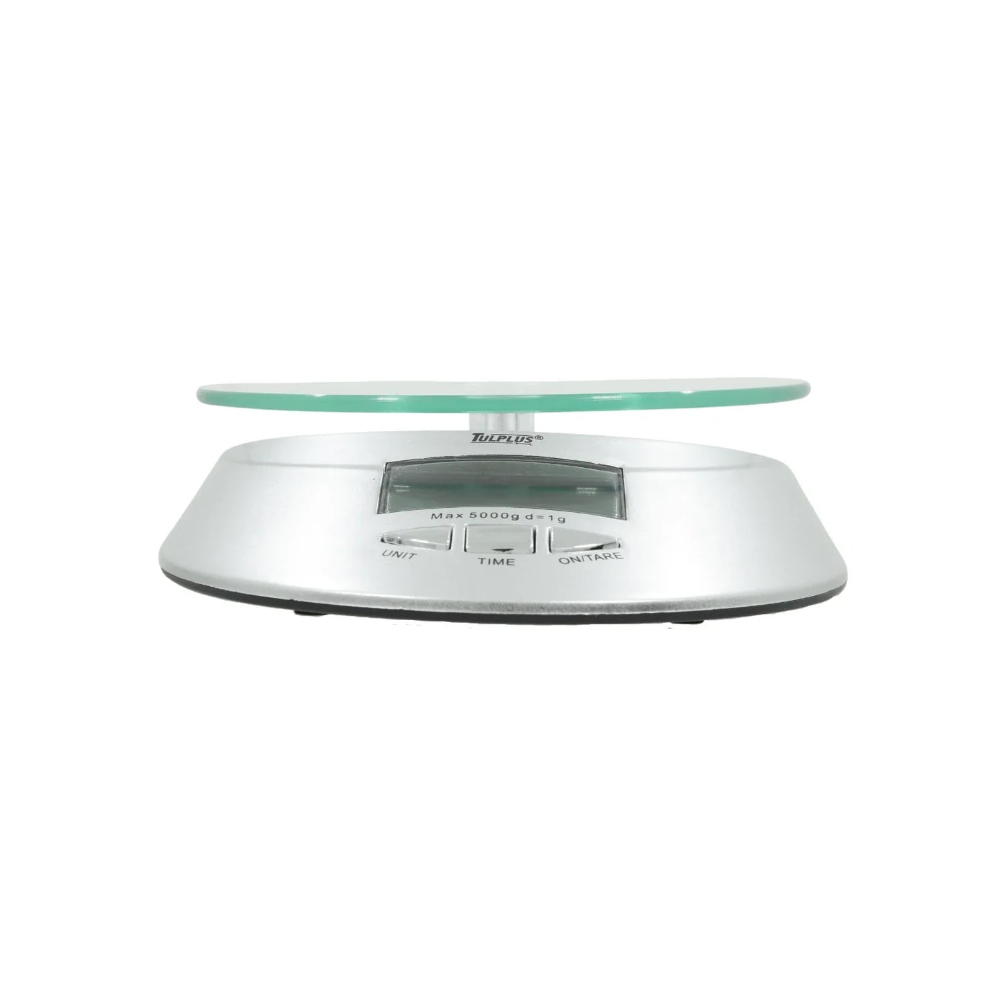 Báscula decocina.,Peso máximo: 5 kg,Función tara.,Función reloj.,Apagado automático.,Equipada con un sensor de alta precisión.