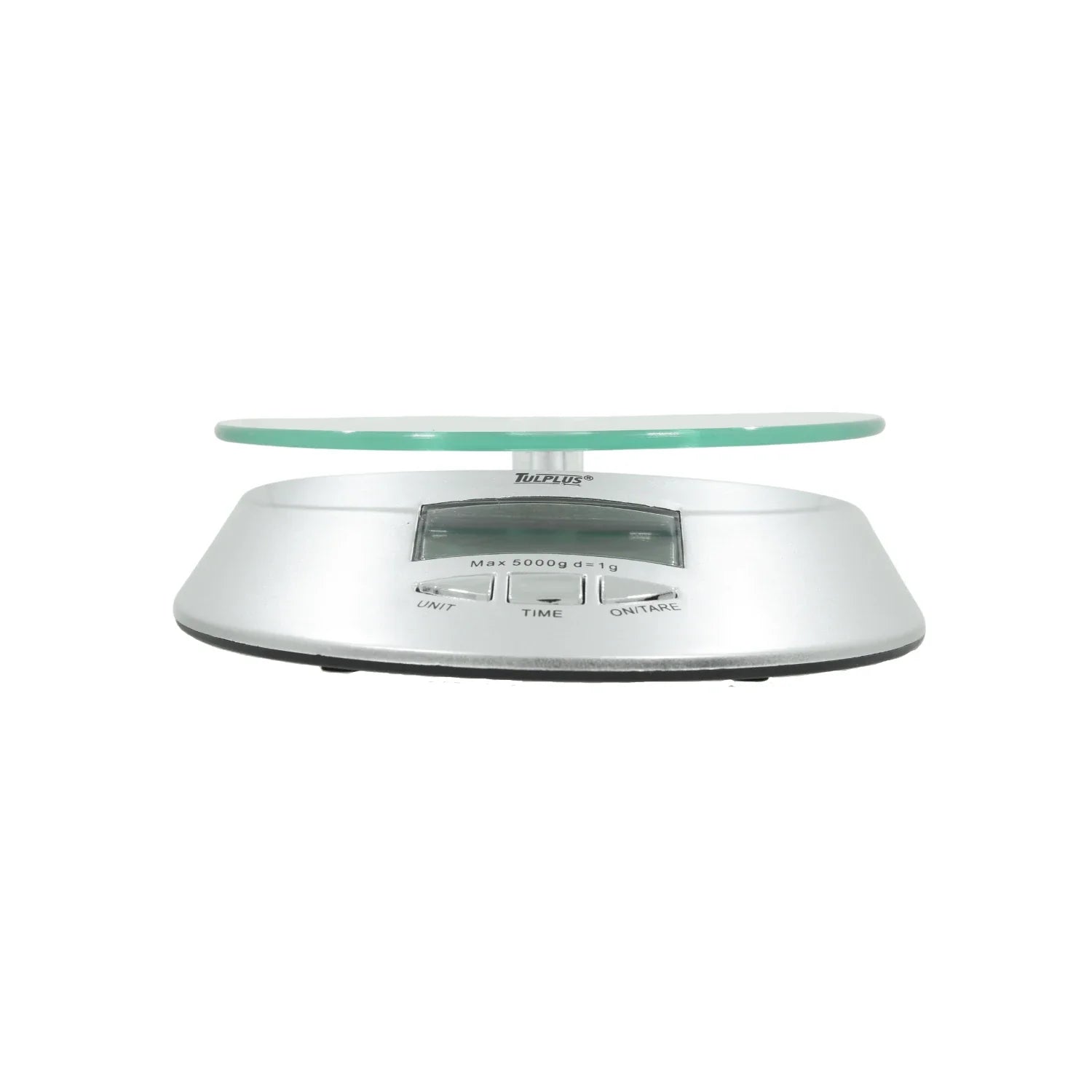 Báscula decocina.,Peso máximo: 5 kg,Función tara.,Función reloj.,Apagado automático.,Equipada con un sensor de alta precisión.