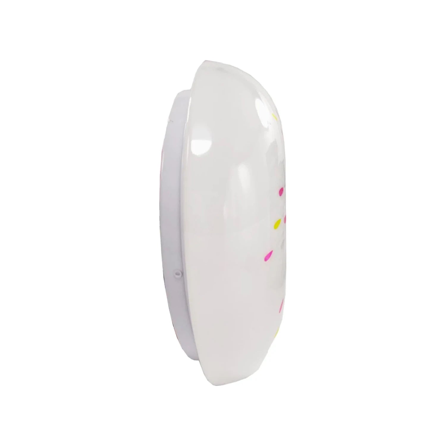 Plafón LED redondo blanco 18W de sobreponer con diseño de confeti
