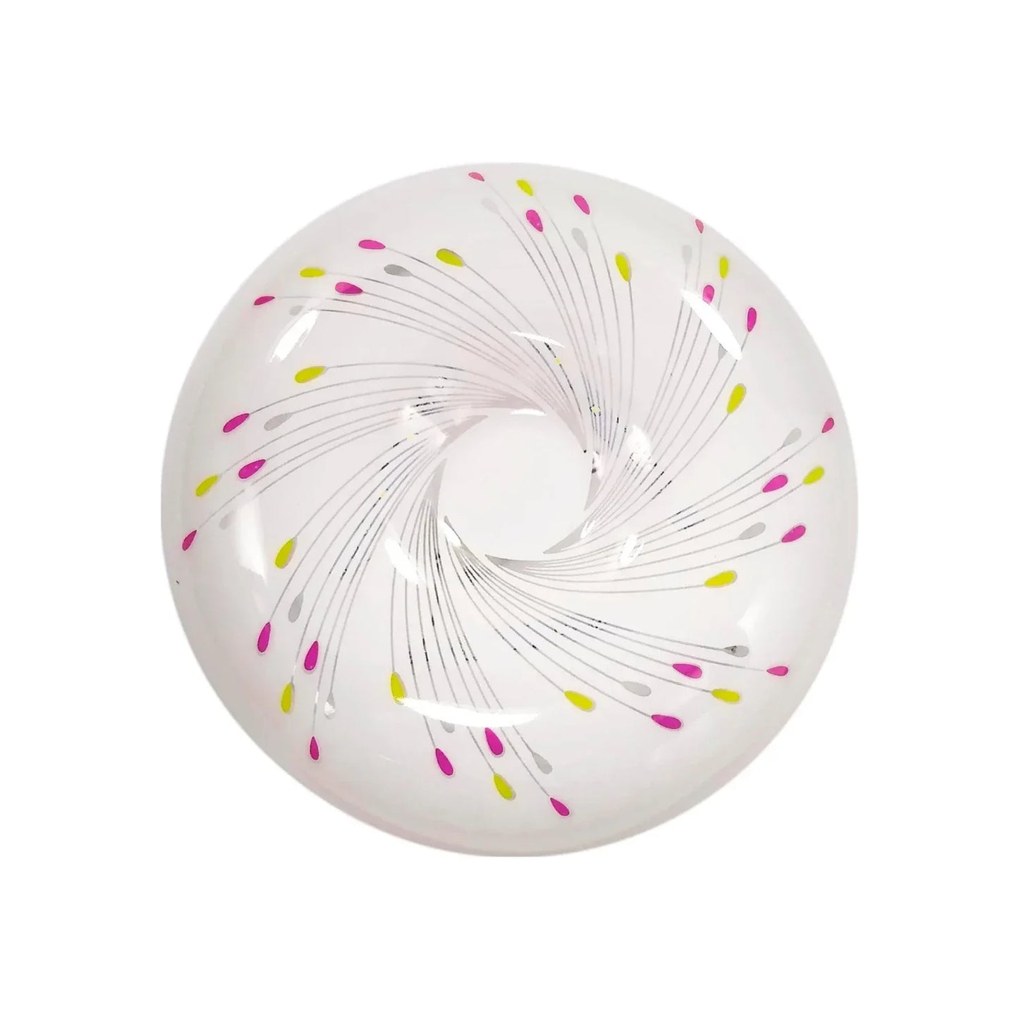 Material de acrilico.,15 W,1,550 lm,Lámpara redonda con diseño de flor.
