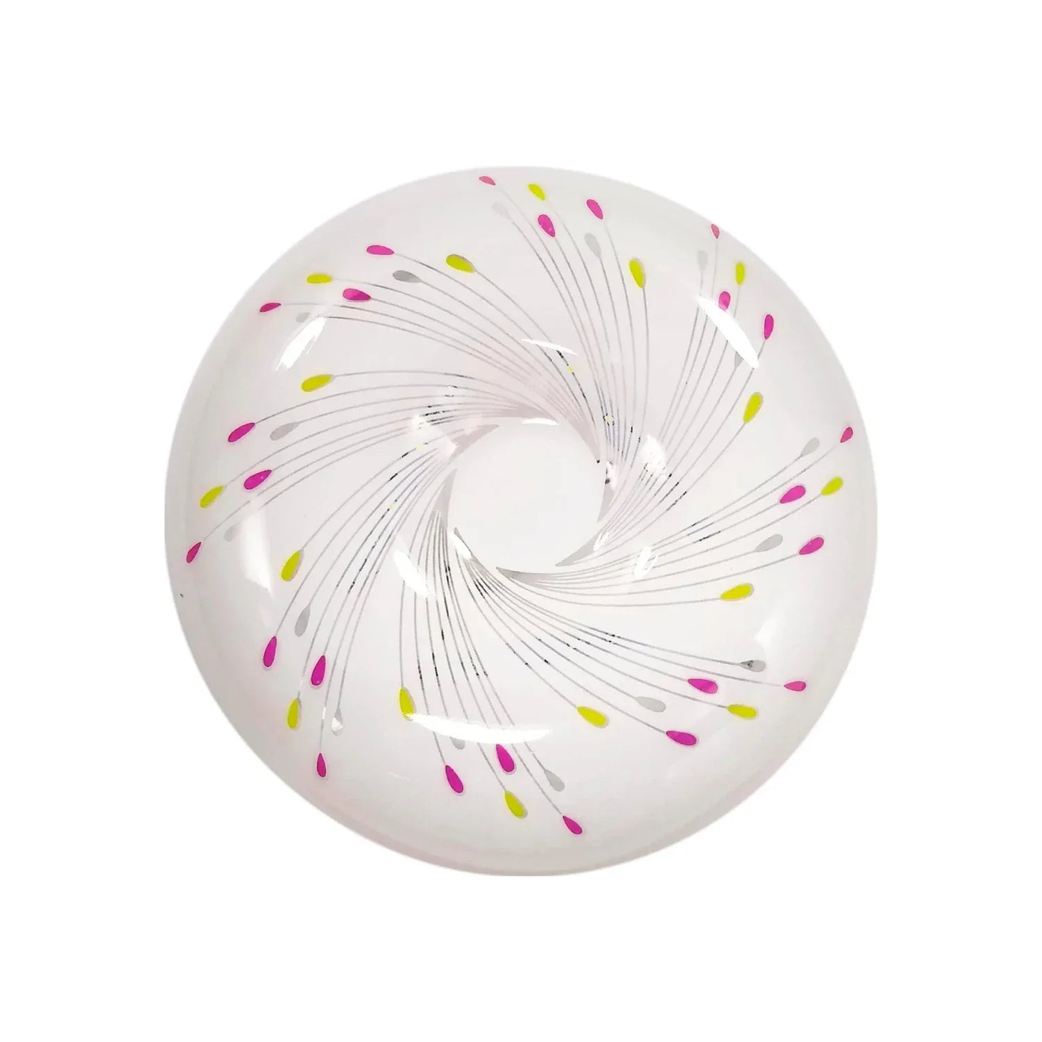 Material de acrilico.,15 W,1,550 lm,Lámpara redonda con diseño de flor.