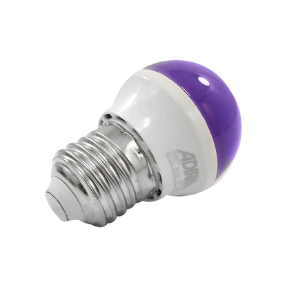 Foco LED Adir violeta E27 de bajo consumo, ideal para iluminación decorativa