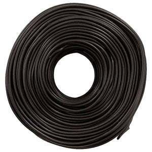 Cable alucobre.,100 metros de largo.,Calibre 12,Tensión máxima 600 V,Negro.,Resistente a la humedad.,Antiflama resiste a la propagación de incendios.,Ideal para instalaciones eléctricas comerciales e industriales.