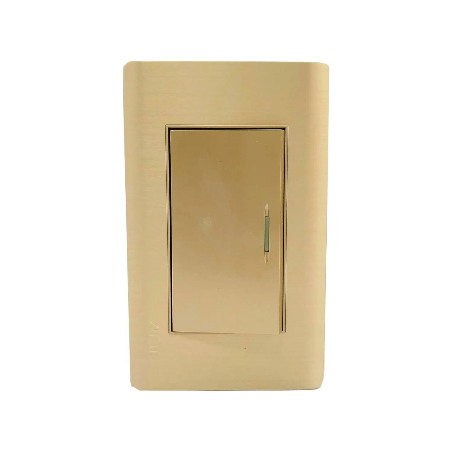 Placa de apagador de escalera Adir, interruptor de luz individual rose gold para pared, diseño moderno.