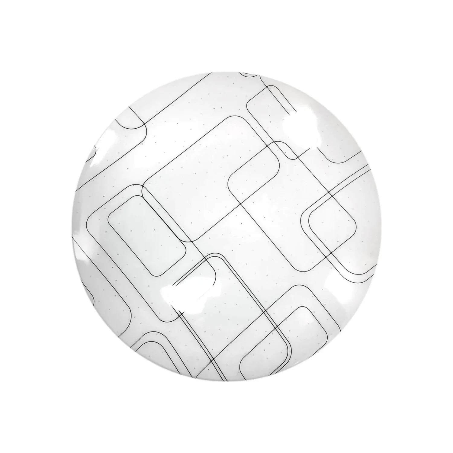 Plafón decorativo de LED,18 W,Equivalente a 140 W,100-120 V,240 mm,Pantalla acrílica – traslúcido.