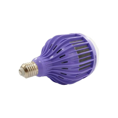 Foco LED Adir mata insectos 20W con rejilla protectora morada y rosca E27