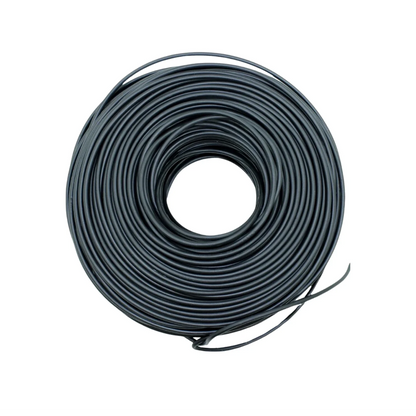 Cable 100% cobre.,100 metros de largo.,Calibre 12,Tensión máxima de 600 V,Para ambientes secos y húmedos.,Resistente al calor, humedad, aceites, grasas.,Antiflama.,Para instalaciones eléctricas comerciales e industriales.,Aislador térmoplastico de PVC