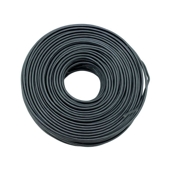 Cable 100% cobre.,100 metros de largo.,Calibre 10,Tensión máxima de 600 V,Para ambientes secos y húmedos.,Resistente al calor, humedad, aceites, grasas.,Antiflama.,Para instalaciones eléctricas comerciales e industriales.,Aislador térmoplastico de PVC