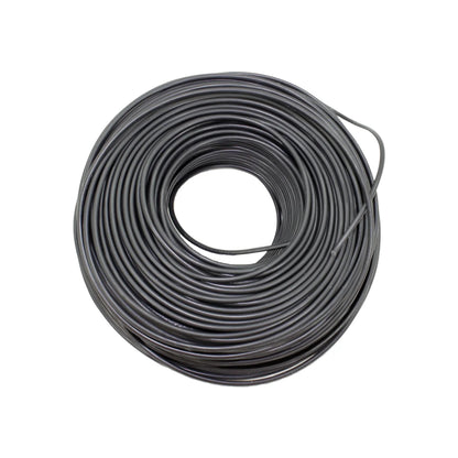 Cable 100% cobre.,100 metros de largo.,Calibre 14,Tensión máxima de 600 V,Para ambientes secos y húmedos.,Resistente al calor, humedad, aceites, grasas.,Antiflama.,Para instalaciones eléctricas comerciales e industriales.,Aislador térmoplastico de PVC
