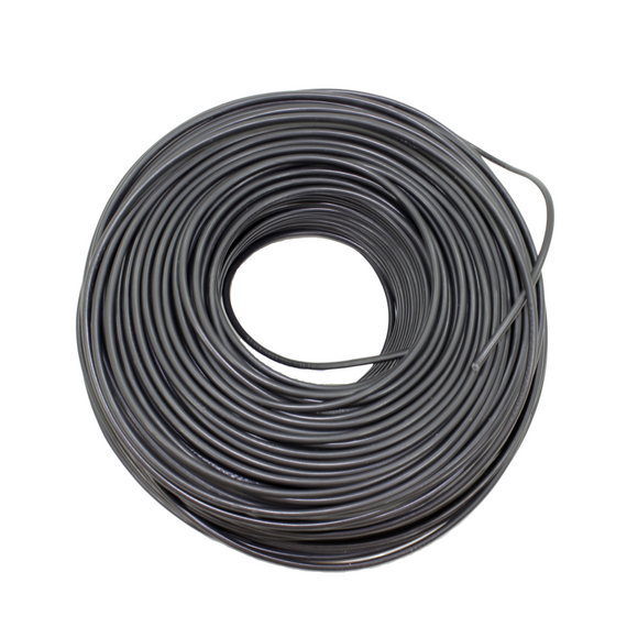 Cable 100% cobre.,100 metros de largo.,Calibre 14,Tensión máxima de 600 V,Para ambientes secos y húmedos.,Resistente al calor, humedad, aceites, grasas.,Antiflama.,Para instalaciones eléctricas comerciales e industriales.,Aislador térmoplastico de PVC