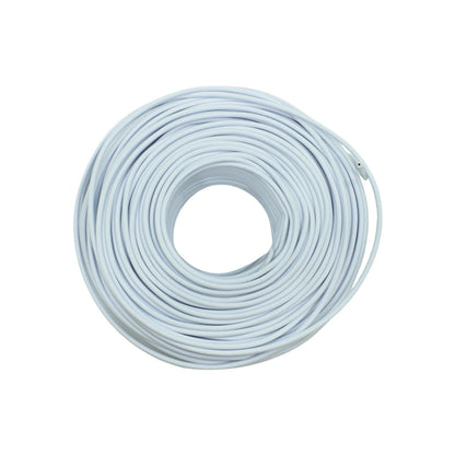 Cable eléctrico blanco calibre #12 en bobina de 100 metros para instalaciones