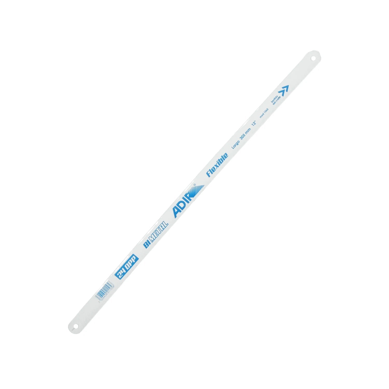 Segueta bimetálica Adir 12 pulgadas 24 DPP flexible para corte de metal, modelo 1565