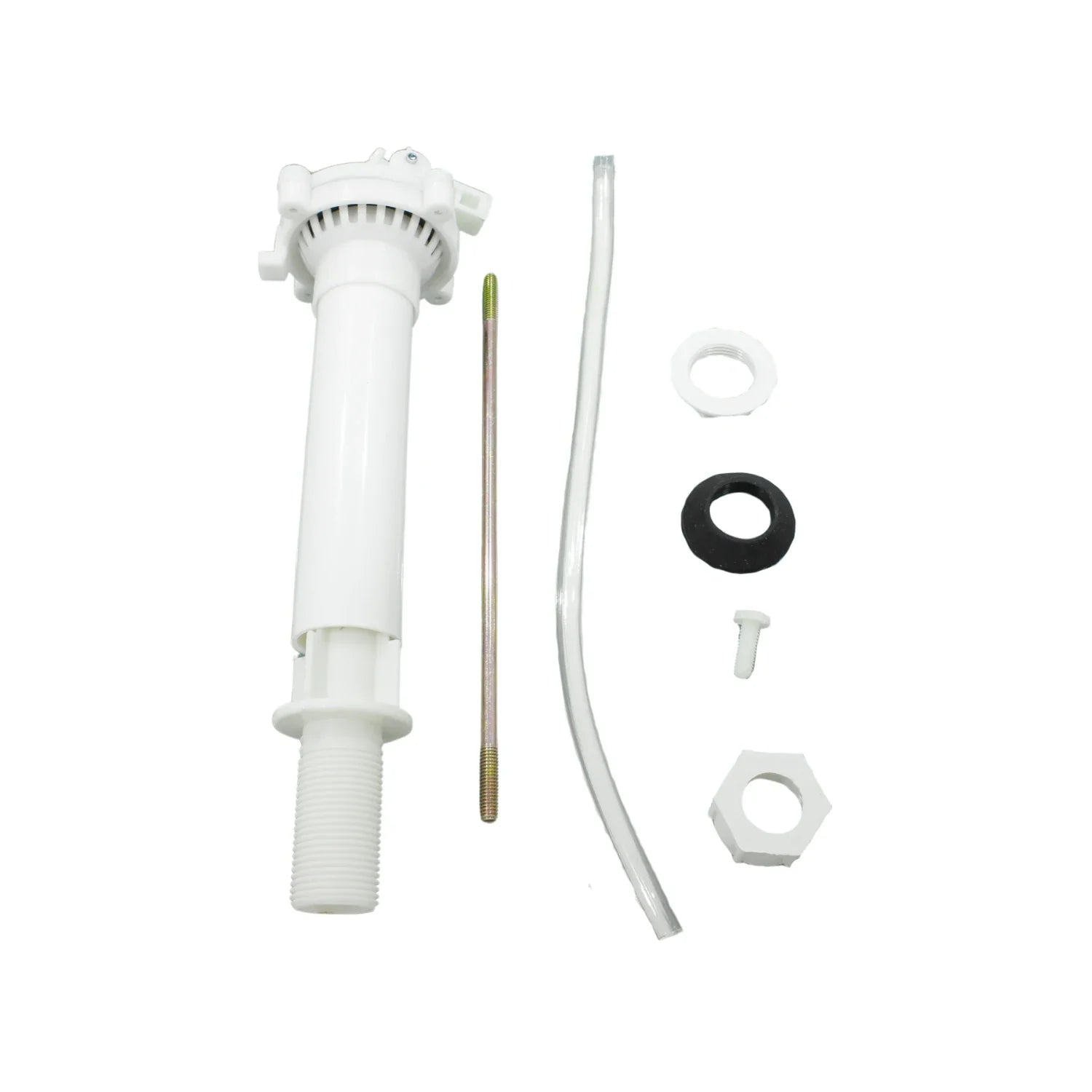 Fabricado en PVC,Largo de 8" (20 cm).,Rosca de 15/16",No requiere uso de herramientas.,Para presiones altas y bajas.,Máxima resistencia a la corrosión.,Fácil instalación.