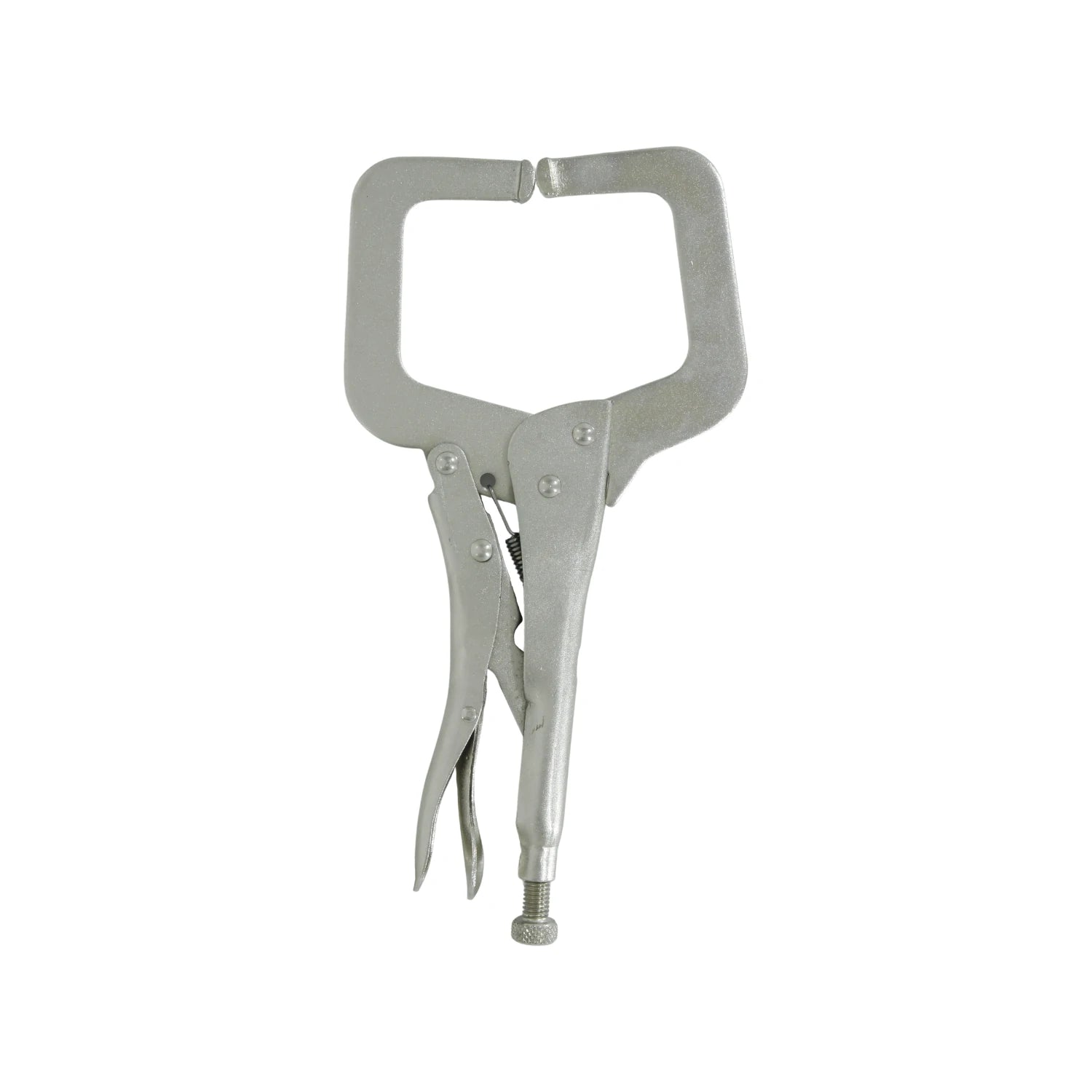 Pinza de presión tipo C metálica, herramienta de apriete y sujeción ajustable para taller y soldadura.