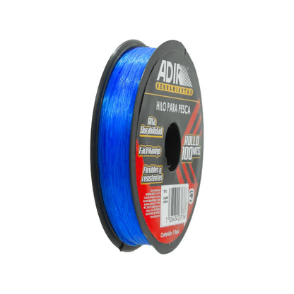 Hilo para pescar .40 mm x 100 azul Adir 10912