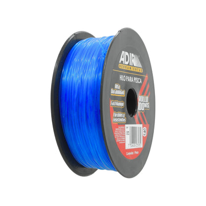 Hilo para pesca Adir azul 0.90mm x 100m, alta durabilidad, flexible y resistente