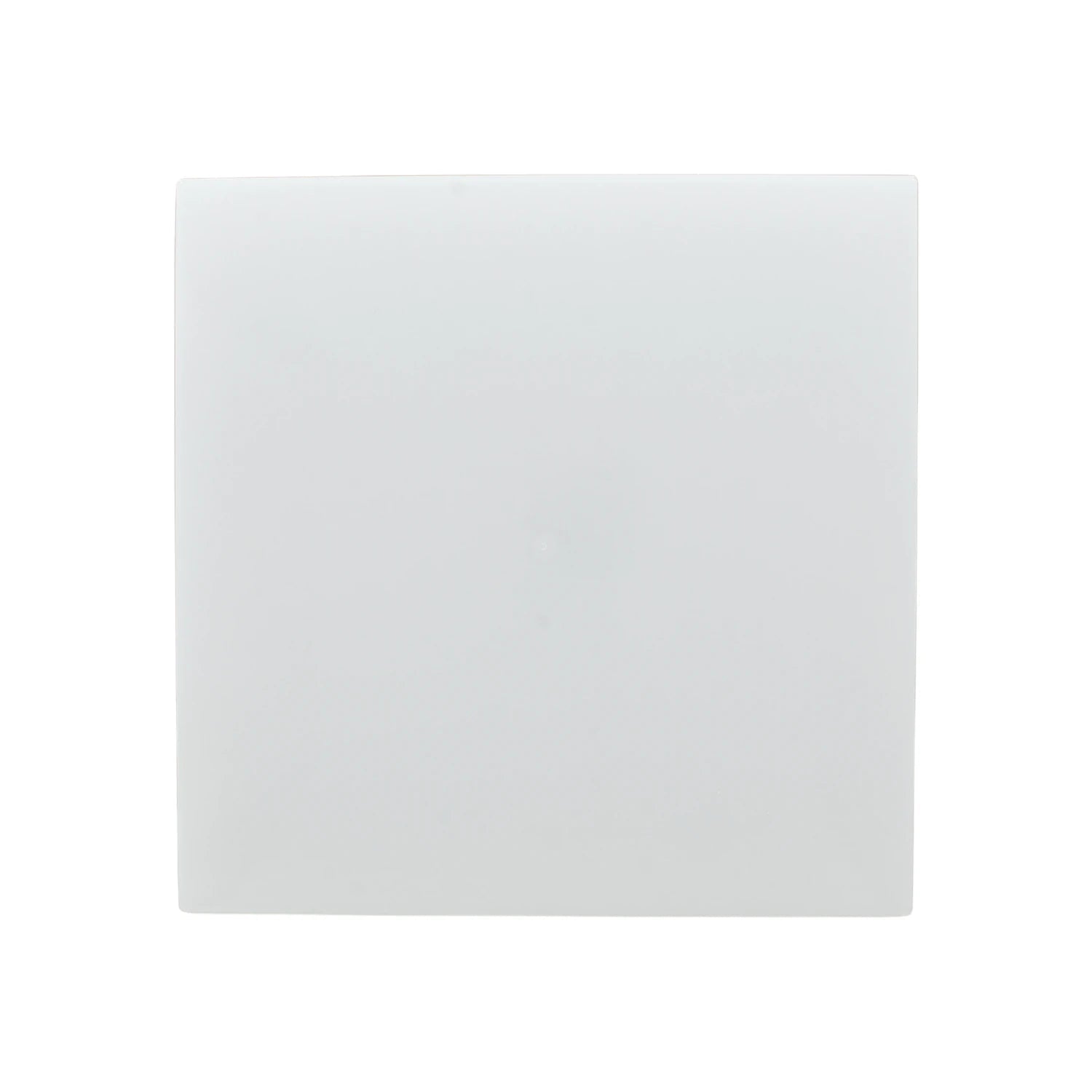 Difusor cuadrado blanco translúcido de acrílico con esquinas redondeadas para iluminación LED