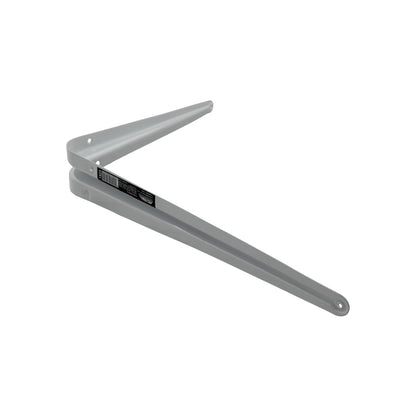 Ménsula Adir blanca 10x12 pulgadas (25x30 cm) para soporte de repisa o estante metálico