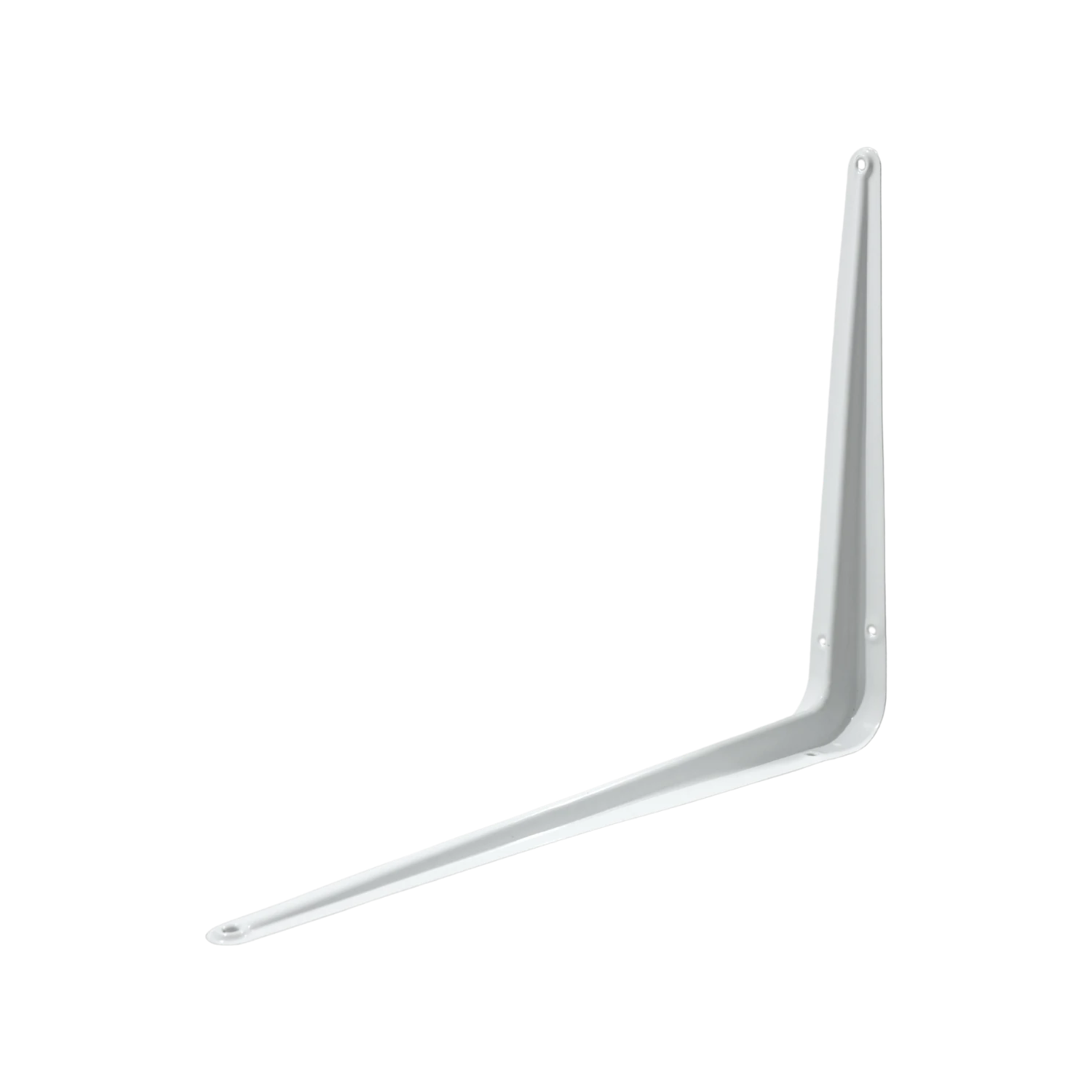 Ménsula blanca Adir de 10x12 pulgadas para soporte de repisas y estantes de ferretería