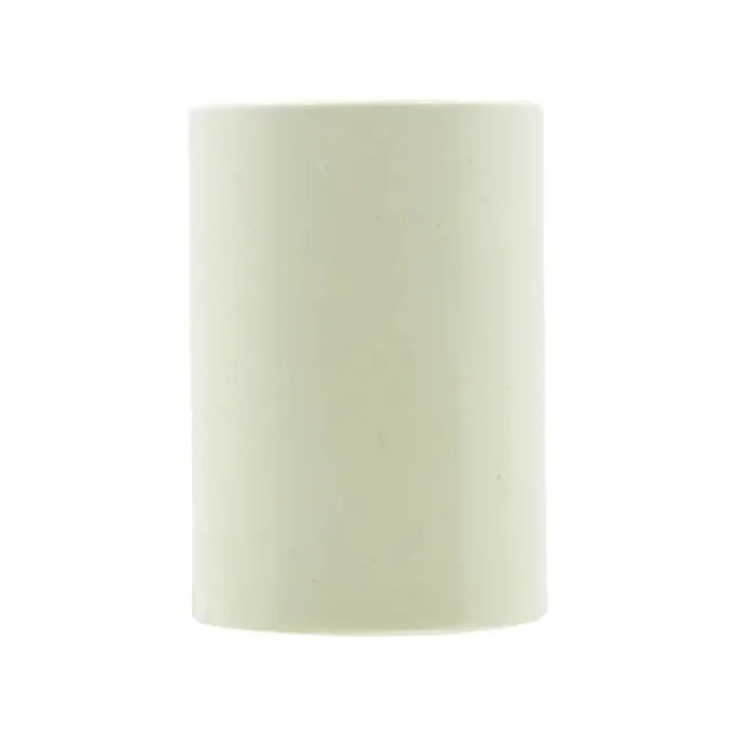 Cople de PVC color hueso para unión de tubería hidráulica lisa