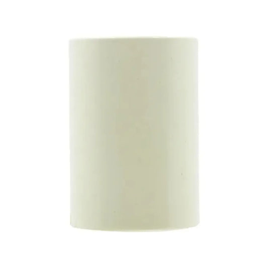 Cople de PVC color hueso para unión de tubería hidráulica lisa