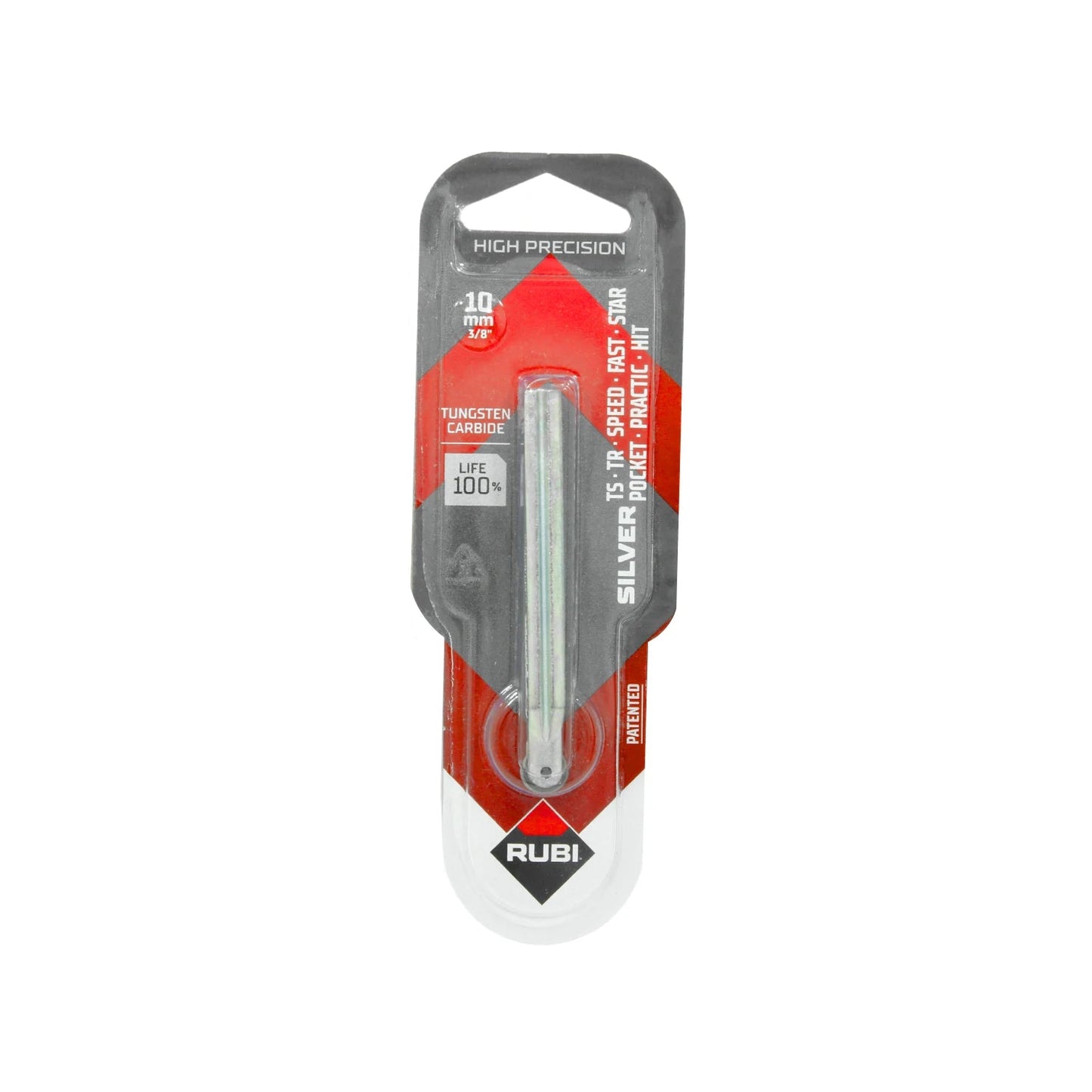 Repuesto Rubi rodel Silver 10mm carburo de tungsteno para cortadoras de azulejo y cerámica, alta precisión.