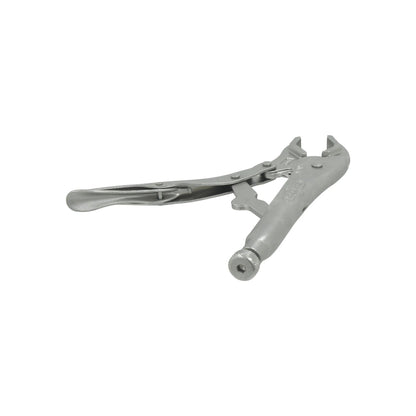 Pinza de presión Vise-Grip 10 pulgadas mandíbula curva, herramienta de bloqueo ajustable metálica