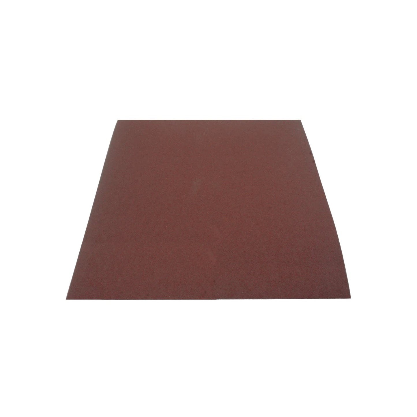 Lija de esmeril hoja rectangular grano 120 marrón rojizo para lijado de superficies