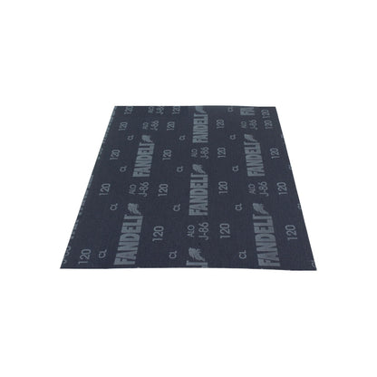 Lija de esmeril Fandeli J-86 grano 120, gris oscuro, para pulir y lijar madera, metal y acabados de ferretería
